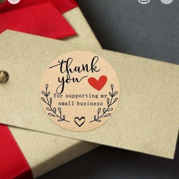 Thank You ♡ for Supporting my Small Business Stickers - Picture 3 of 4